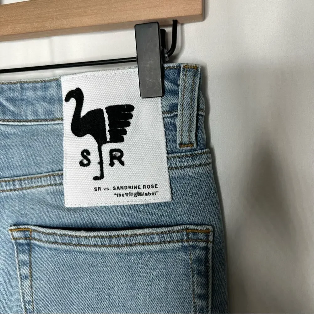 SANDRINE ROSE Super Flare Jeans Rock NWT in Size 26 - Picture 7 of 7